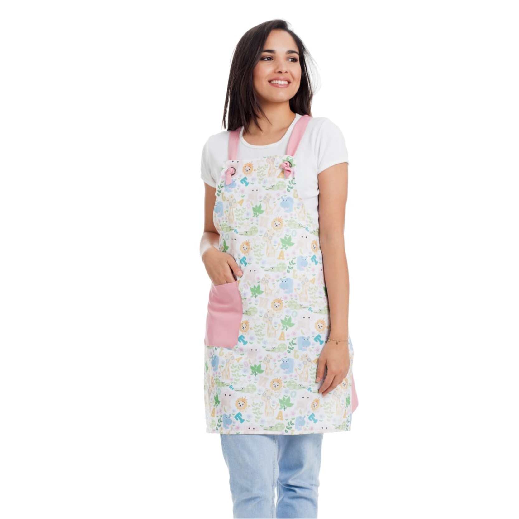 Grembiule scuola Olly rosa West Rose - Westrose SRL - Abbigliamento da Lavoro Personalizzato