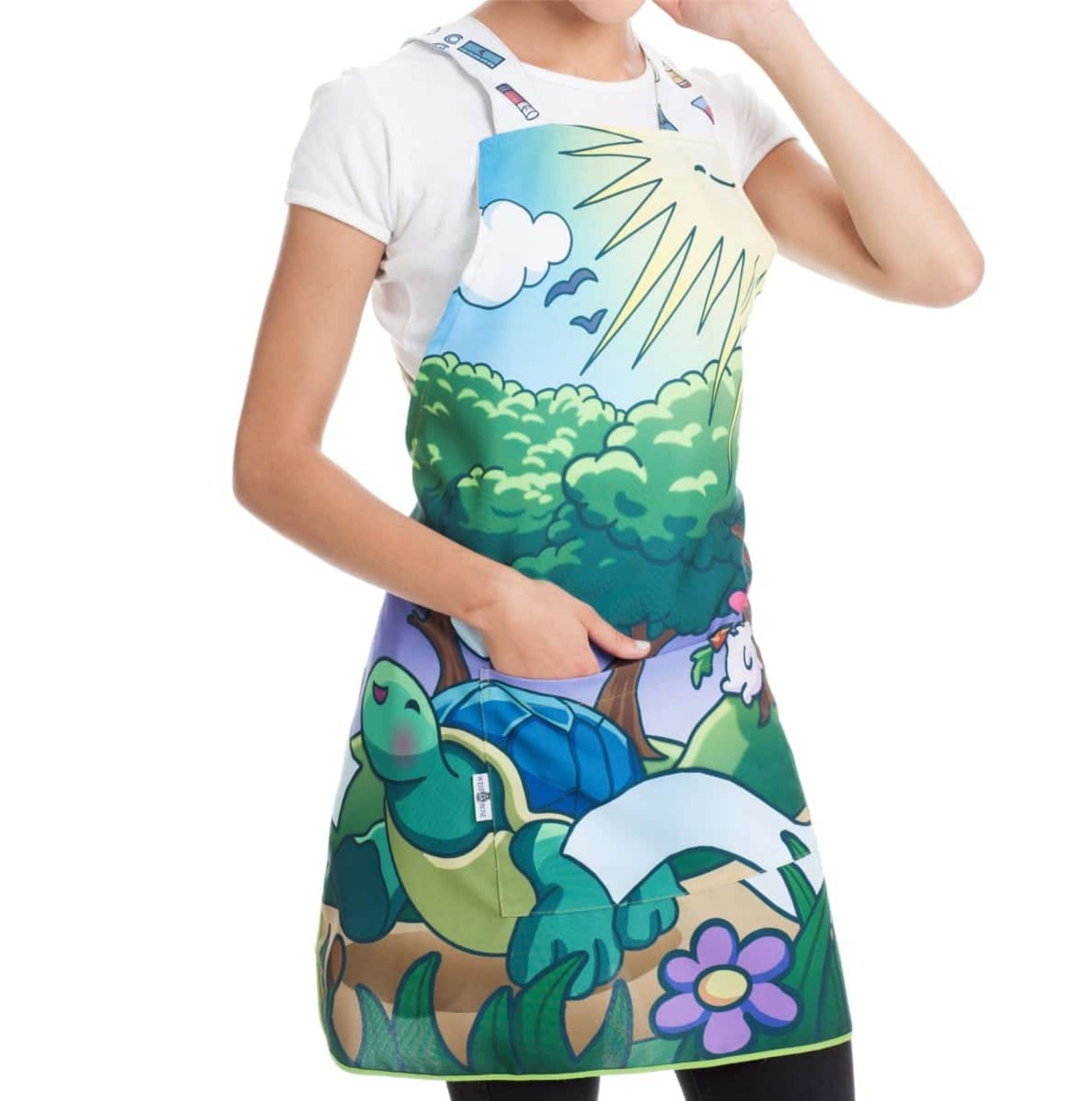 Grembiule scuola Tartaruga e Lepre West Rose - Westrose SRL - Abbigliamento da Lavoro Personalizzato