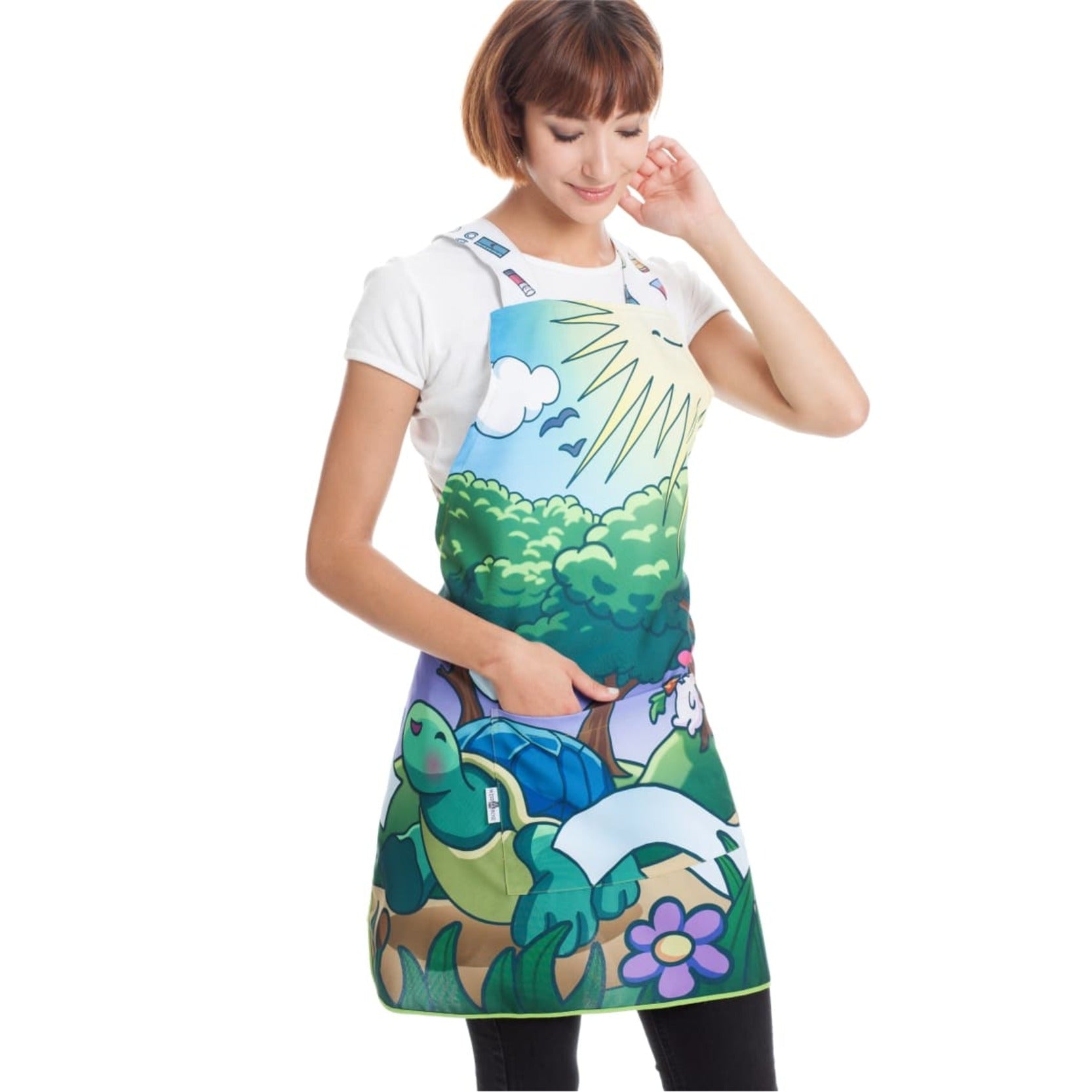 Grembiule scuola Tartaruga e Lepre West Rose - Westrose SRL - Abbigliamento da Lavoro Personalizzato