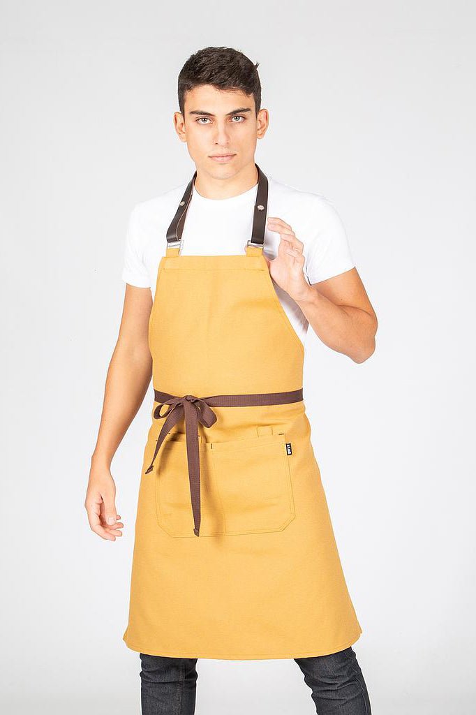 Grembiule unisex con cinturino in pelle Gary's 100009 - Westrose SRL - Abbigliamento da Lavoro Personalizzato