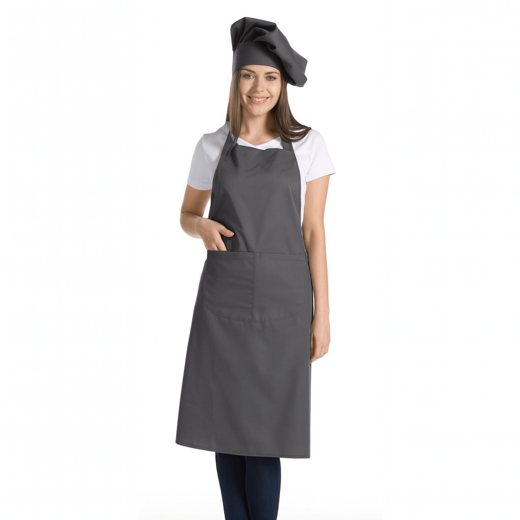 Grembiule unisex con pettorina Bistrot - Westrose SRL - Abbigliamento da Lavoro Personalizzato