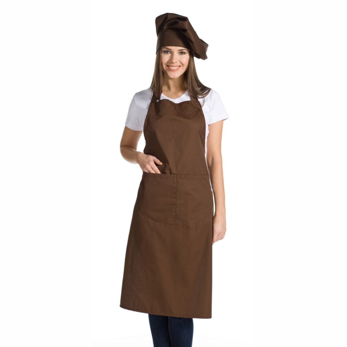 Grembiule unisex con pettorina Bistrot - Westrose SRL - Abbigliamento da Lavoro Personalizzato