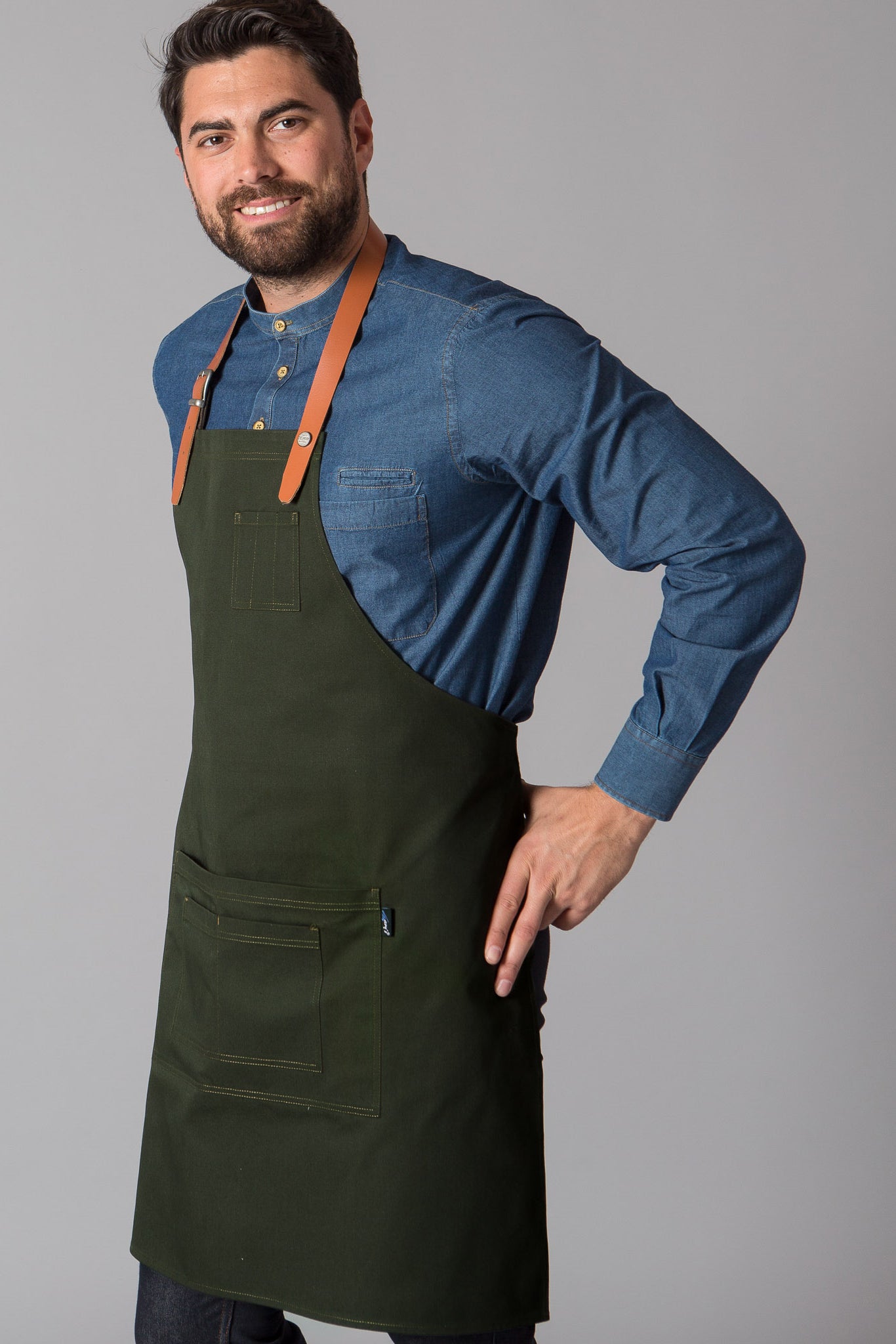 Grembiule unisex con pettorina Gary's 156400 - Westrose SRL - Abbigliamento da Lavoro Personalizzato