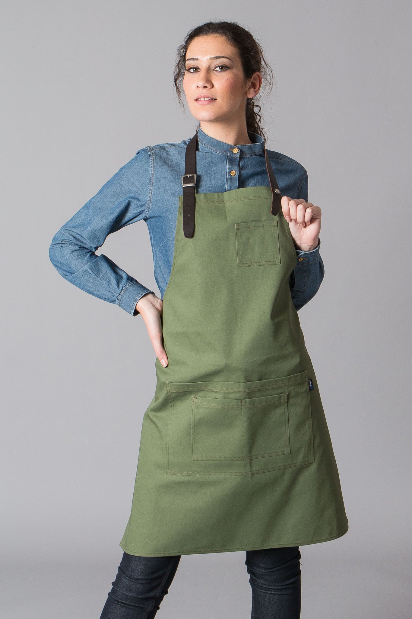 Grembiule unisex con pettorina Gary's 156400 - Westrose SRL - Abbigliamento da Lavoro Personalizzato