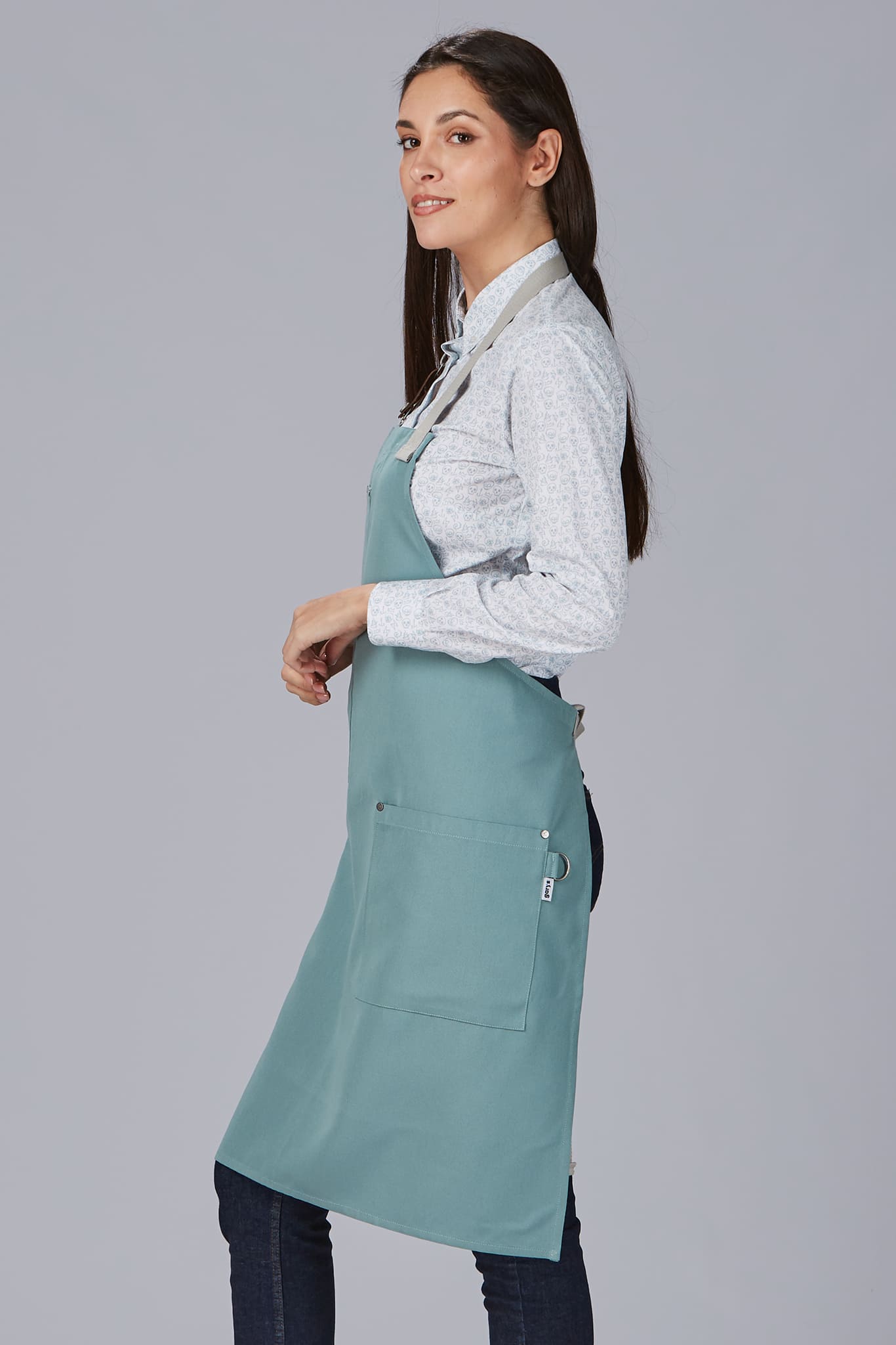 Grembiule unisex con pettorina Gary's Contrasto 100036 - Westrose SRL - Abbigliamento da Lavoro Personalizzato