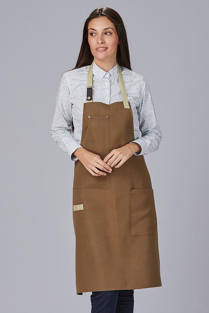 Grembiule unisex con pettorina Gary's Contrasto 100036 - Westrose SRL - Abbigliamento da Lavoro Personalizzato