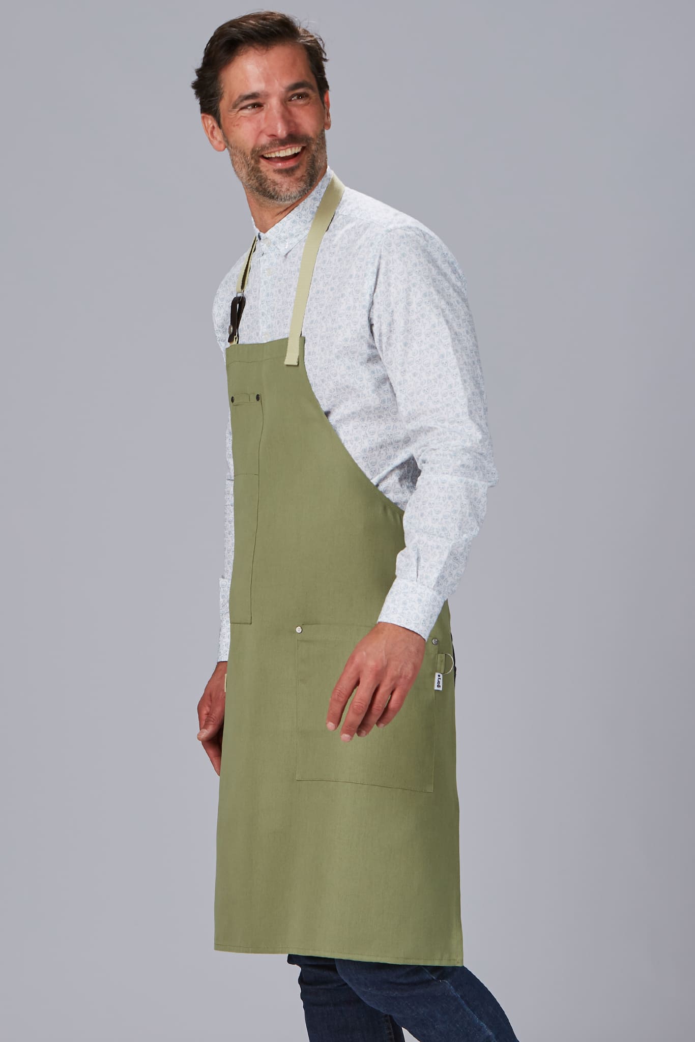 Grembiule unisex con pettorina Gary's Contrasto 100036 - Westrose SRL - Abbigliamento da Lavoro Personalizzato