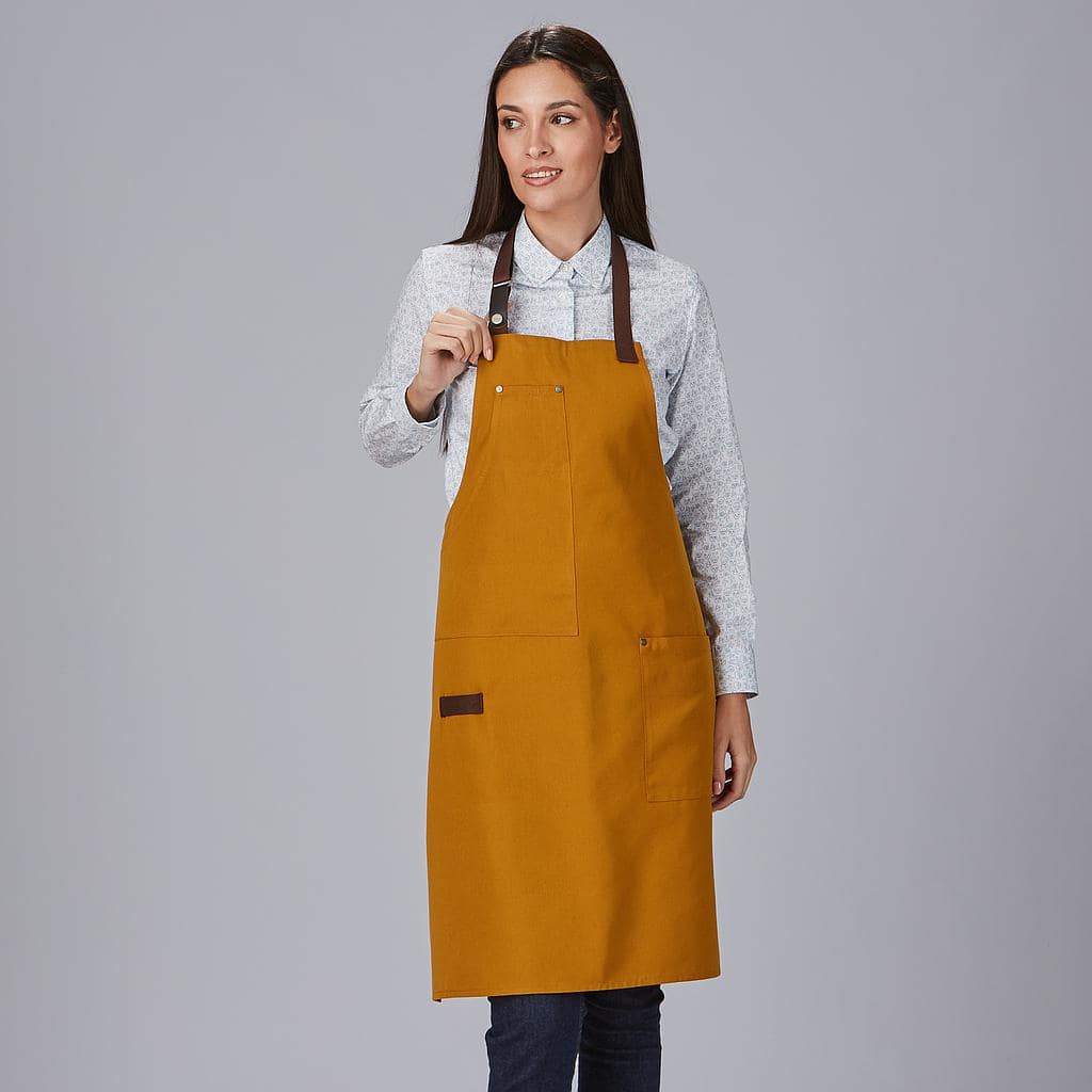 Grembiule unisex con pettorina Gary's Contrasto 100036 - Westrose SRL - Abbigliamento da Lavoro Personalizzato