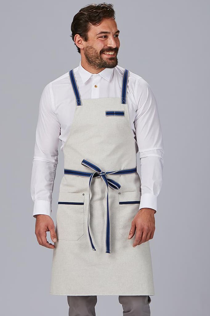 Grembiule unisex con pettorina Gary's Rayas 100038 - Westrose SRL - Abbigliamento da Lavoro Personalizzato