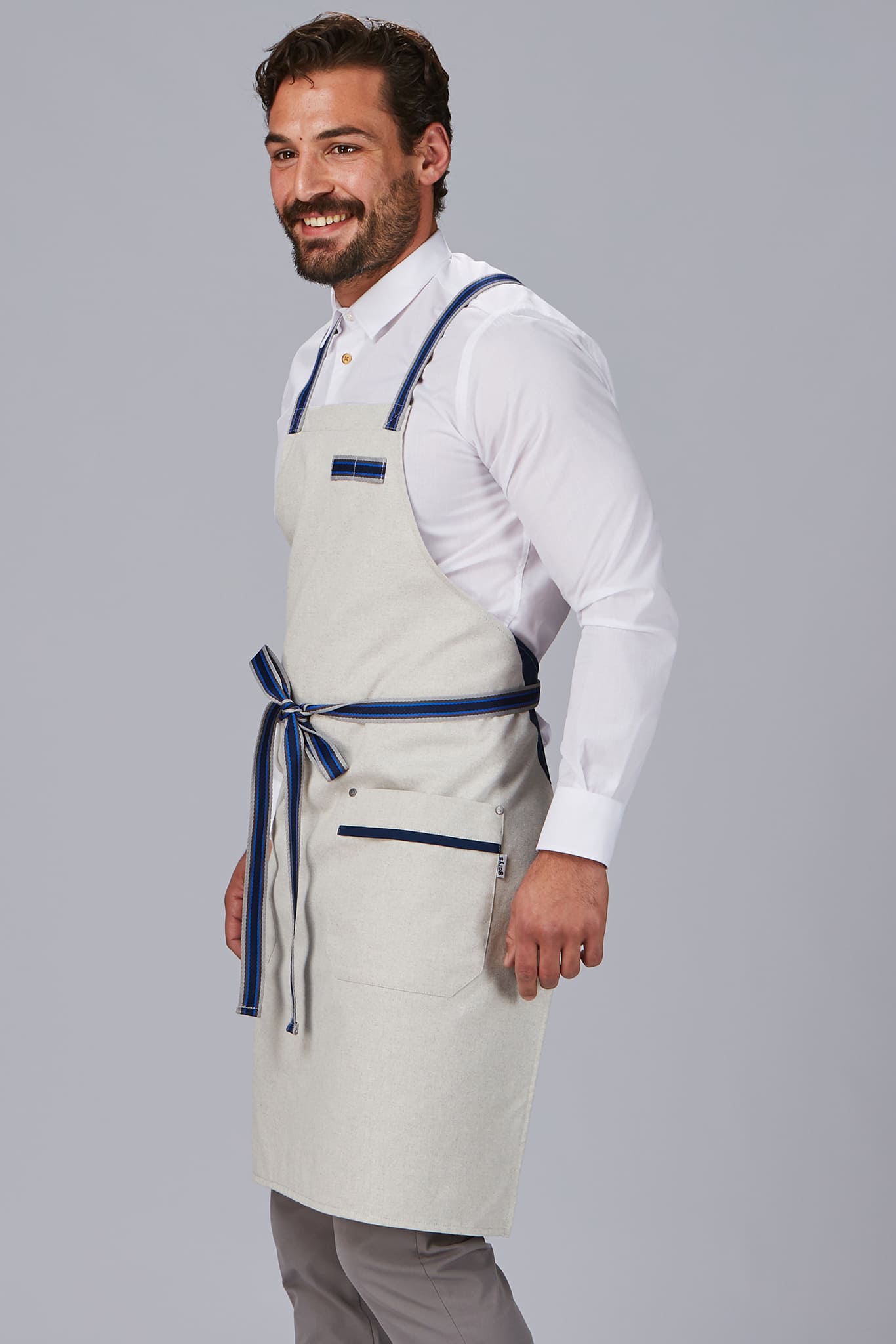 Grembiule unisex con pettorina Gary's Rayas 100038 - Westrose SRL - Abbigliamento da Lavoro Personalizzato