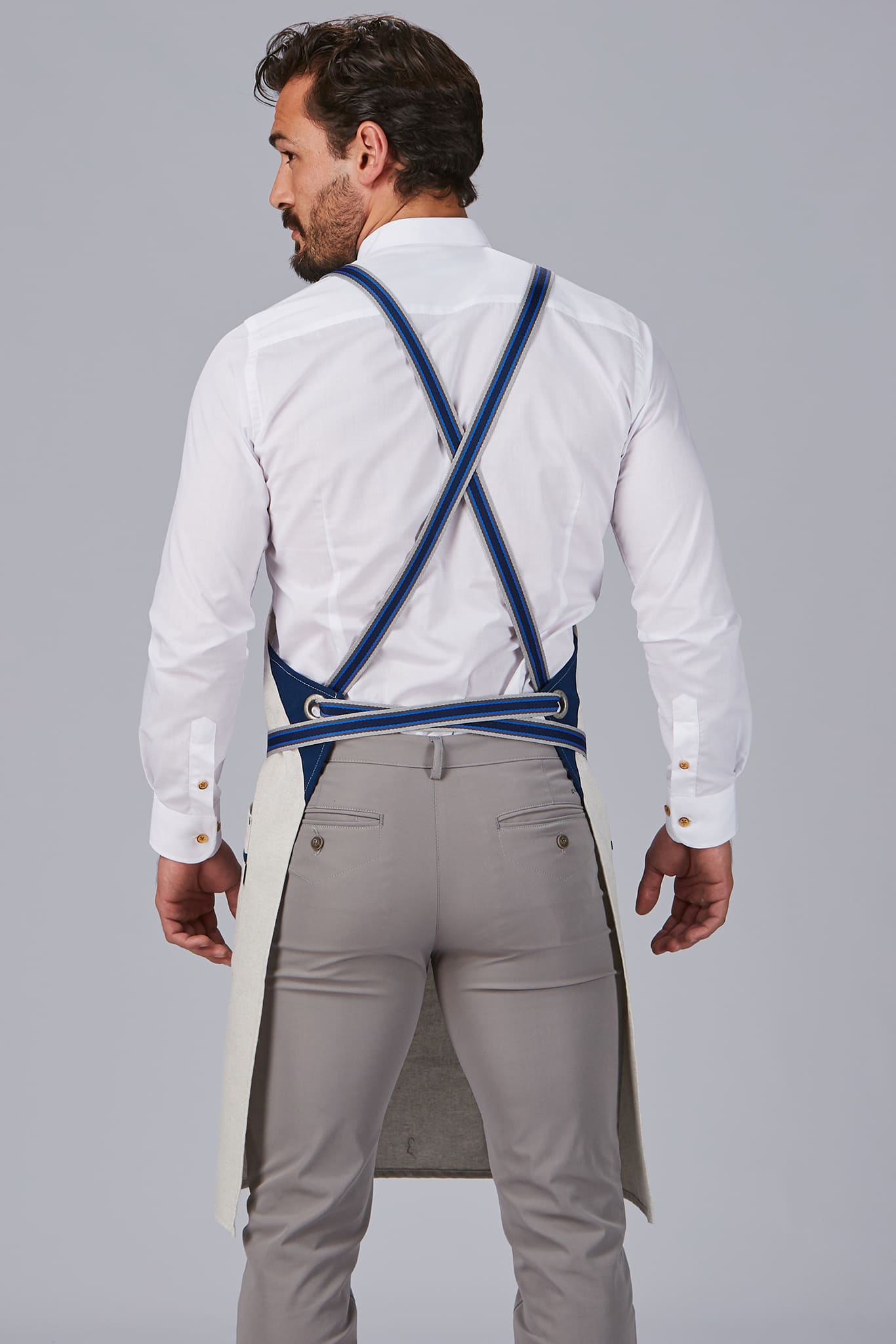 Grembiule unisex con pettorina Gary's Rayas 100038 - Westrose SRL - Abbigliamento da Lavoro Personalizzato