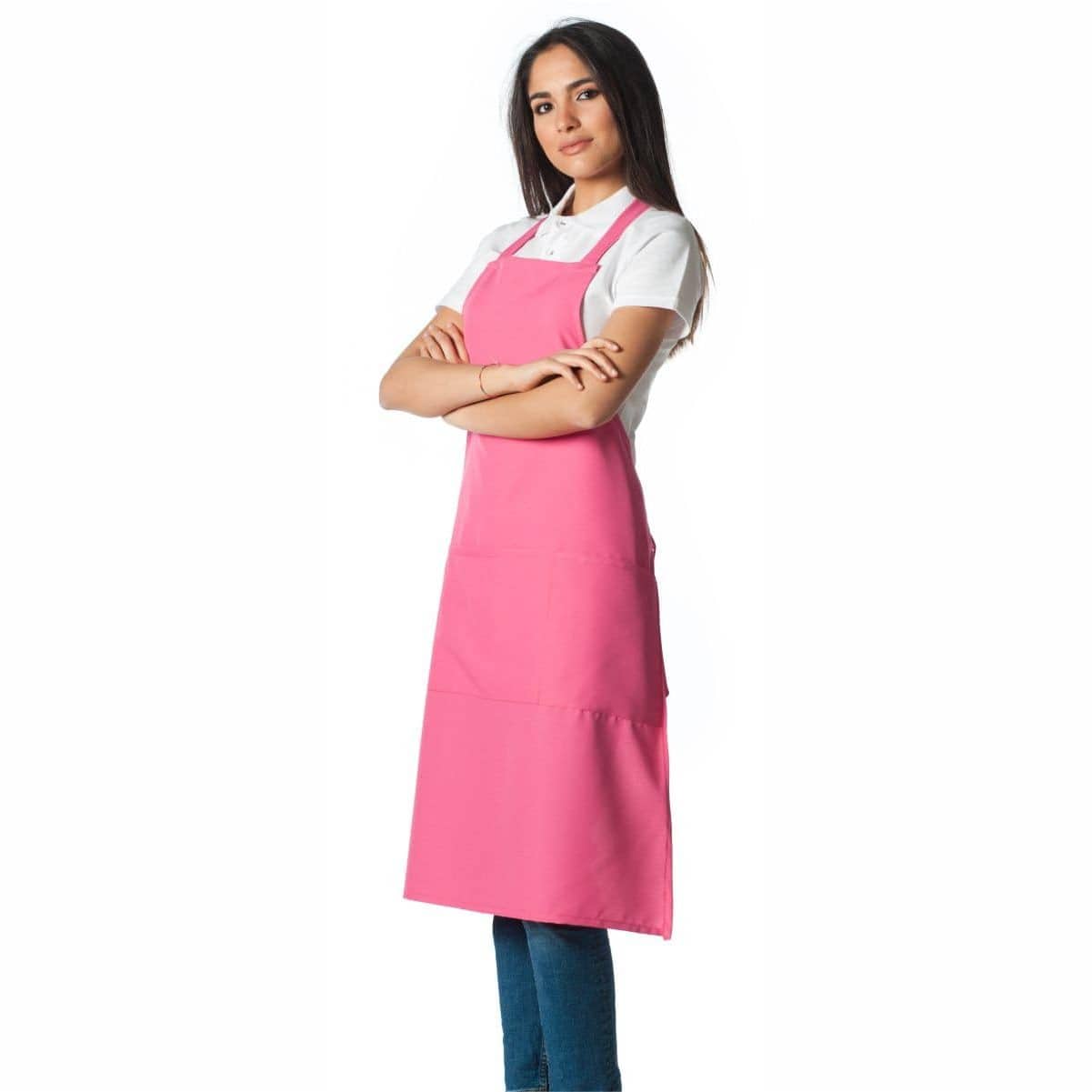 Grembiule unisex con pettorina no stiro Jerry - Westrose SRL - Abbigliamento da Lavoro Personalizzato