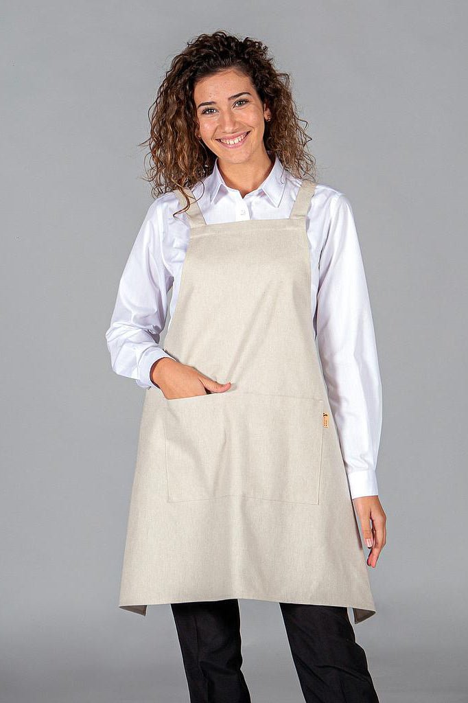 Grembiule unisex Gary's tessuto organico 157400 - Westrose SRL - Abbigliamento da Lavoro Personalizzato