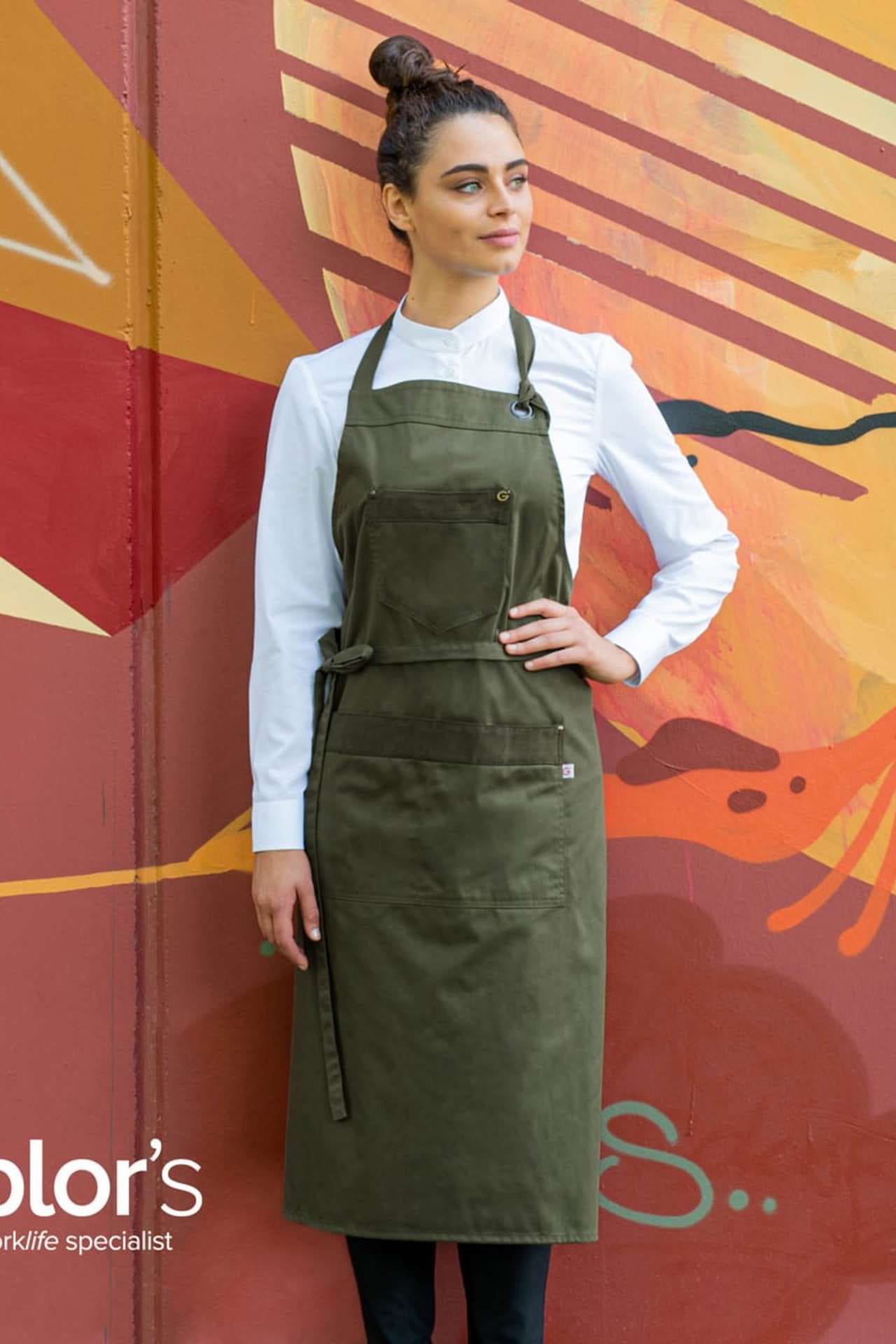 Grembiule unisex mistocotone Giblor's Ryan 20P01H156 - Westrose SRL - Abbigliamento da Lavoro Personalizzato