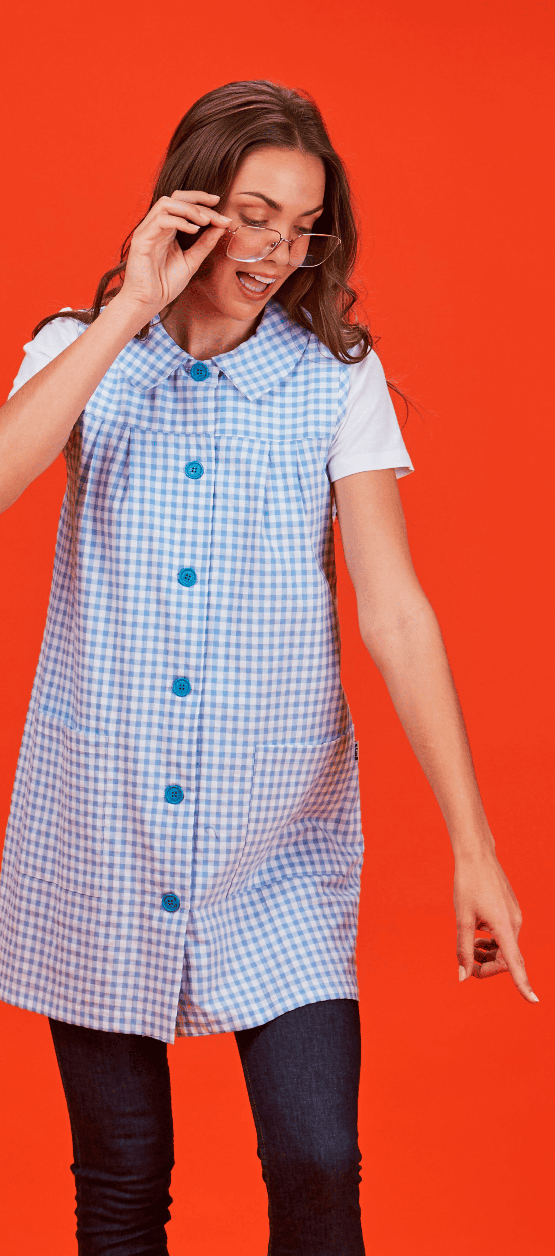 Camice donna scuola Gary's Vichy 593100