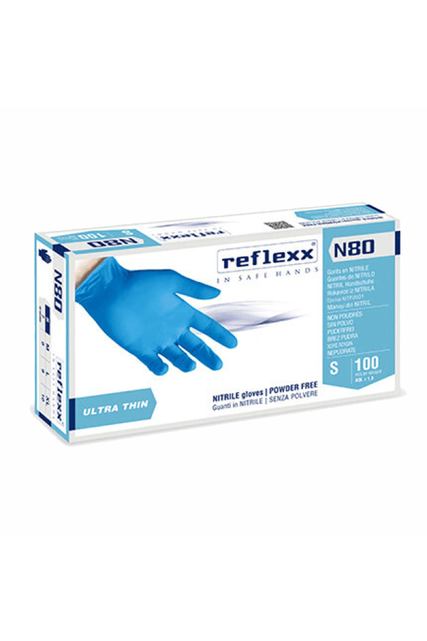 Guanti monouso nitrile Reflexx N80 - Westrose SRL - Abbigliamento da Lavoro Personalizzato