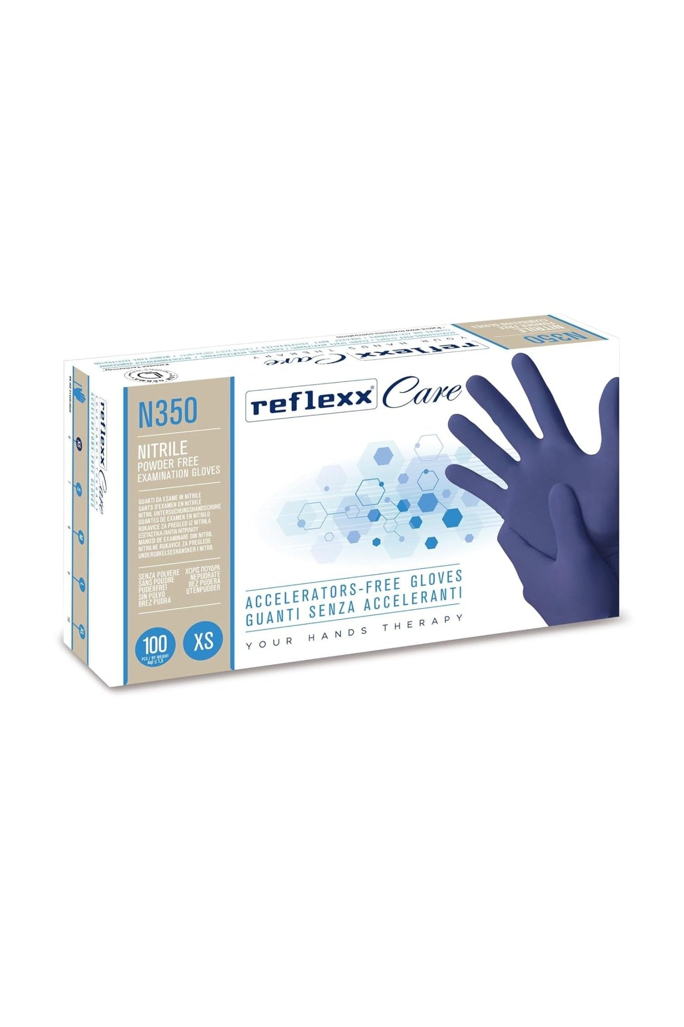 Guanti monouso nitrile senza acceleranti REFLEXX N350 - Westrose SRL - Abbigliamento da Lavoro Personalizzato