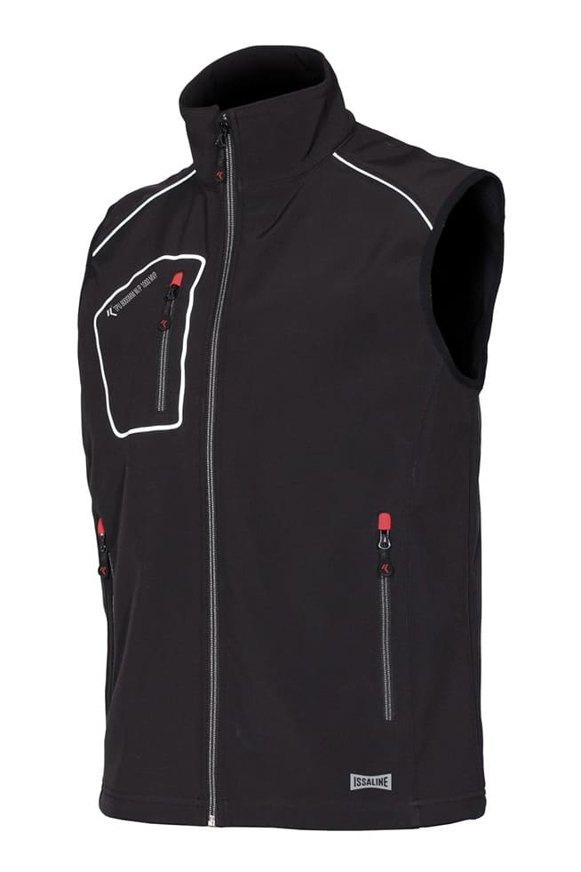 Gilet softshell interno in pile Issa Line Snappy