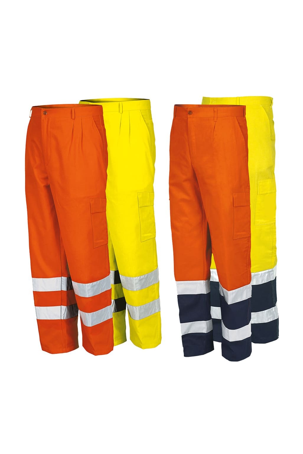 Pantaloni 4 stagioni alta visibilità bicolor Issa Line