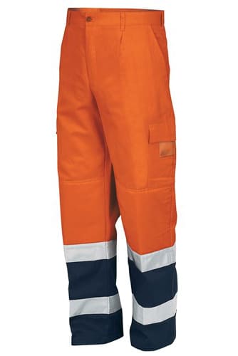 Pantaloni invernali fustagno alta visibilità bicolor Issa Line