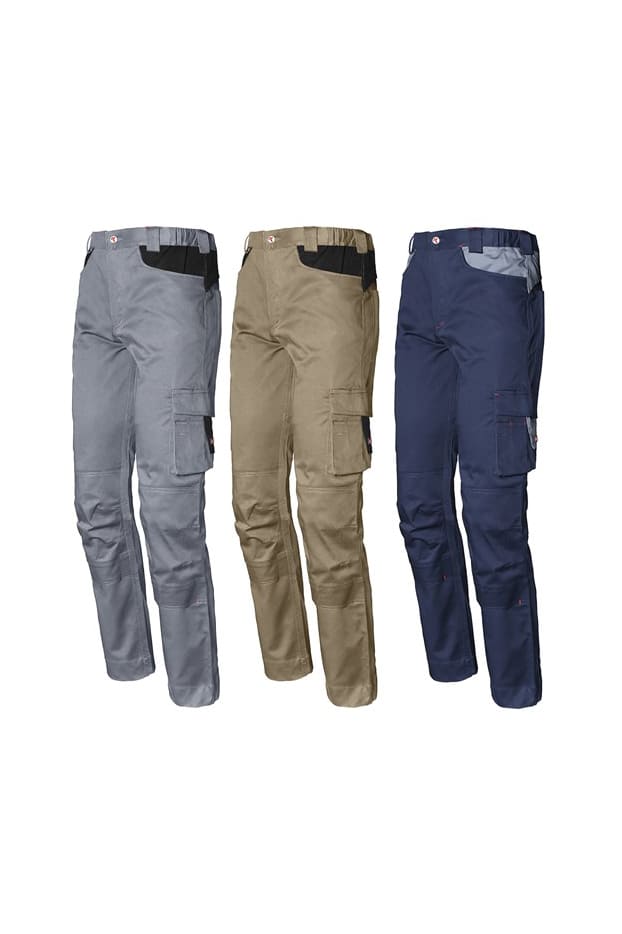 Pantaloni 4 Stagioni elasticizzati Issa Line Monocolor