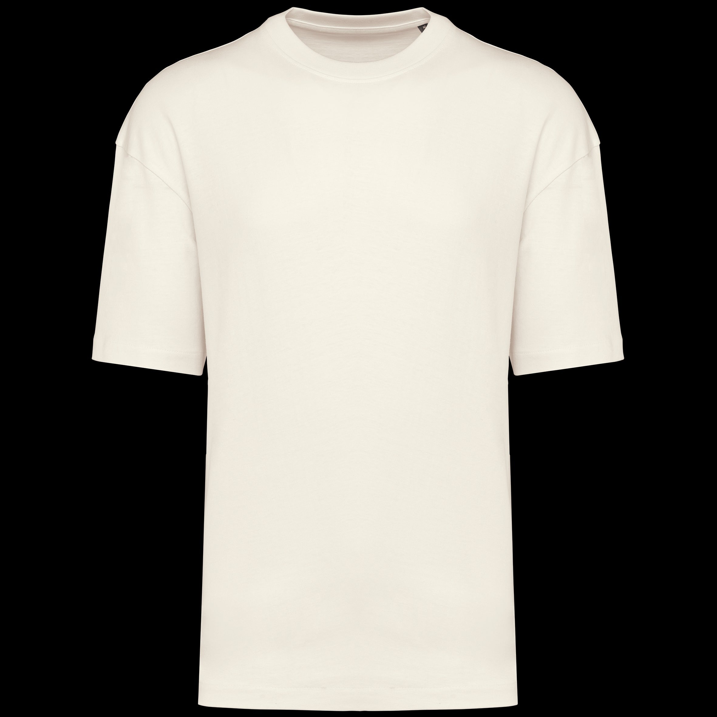 kariban-t-shirt-oversize-cotone-latte-k3008