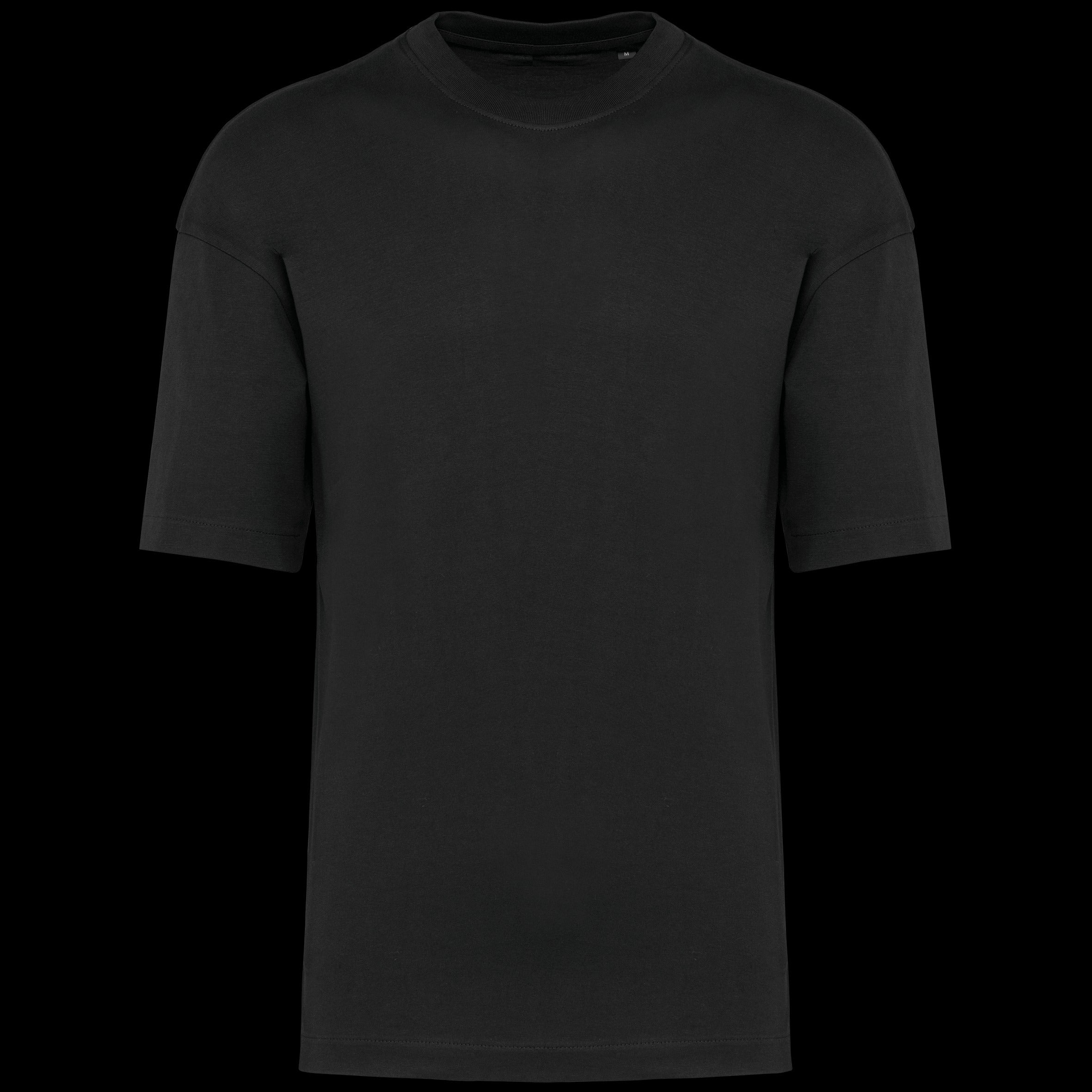 kariban-t-shirt-oversize-cotone-nero-k3008