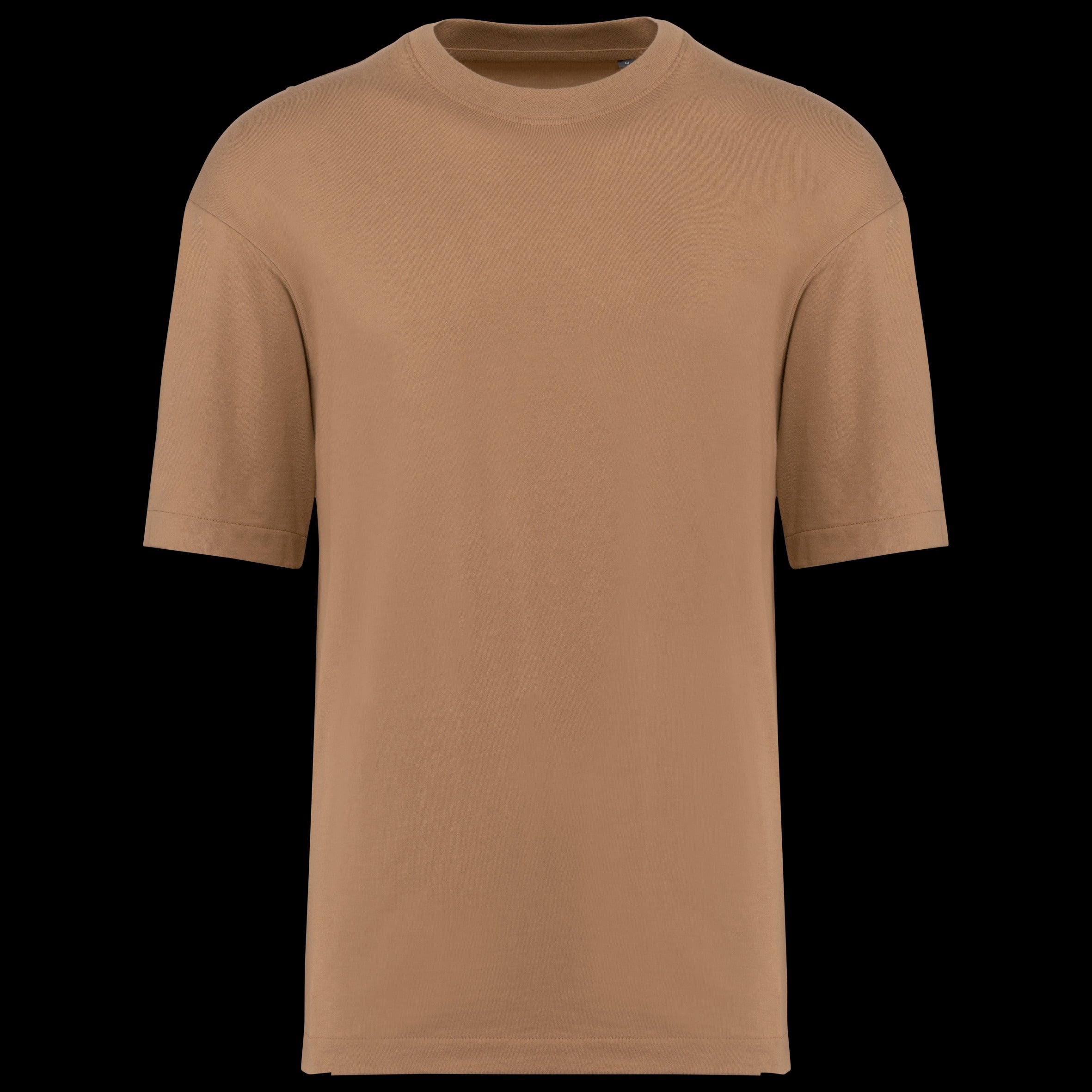 kariban-t-shirt-oversize-cotone-sabbia-k3008