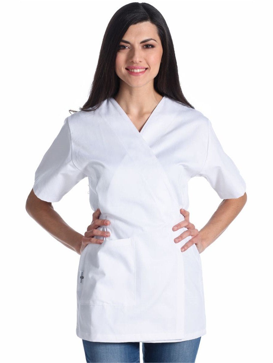 Kimono estetista cotone Aiko - Westrose SRL - Abbigliamento da Lavoro Personalizzato