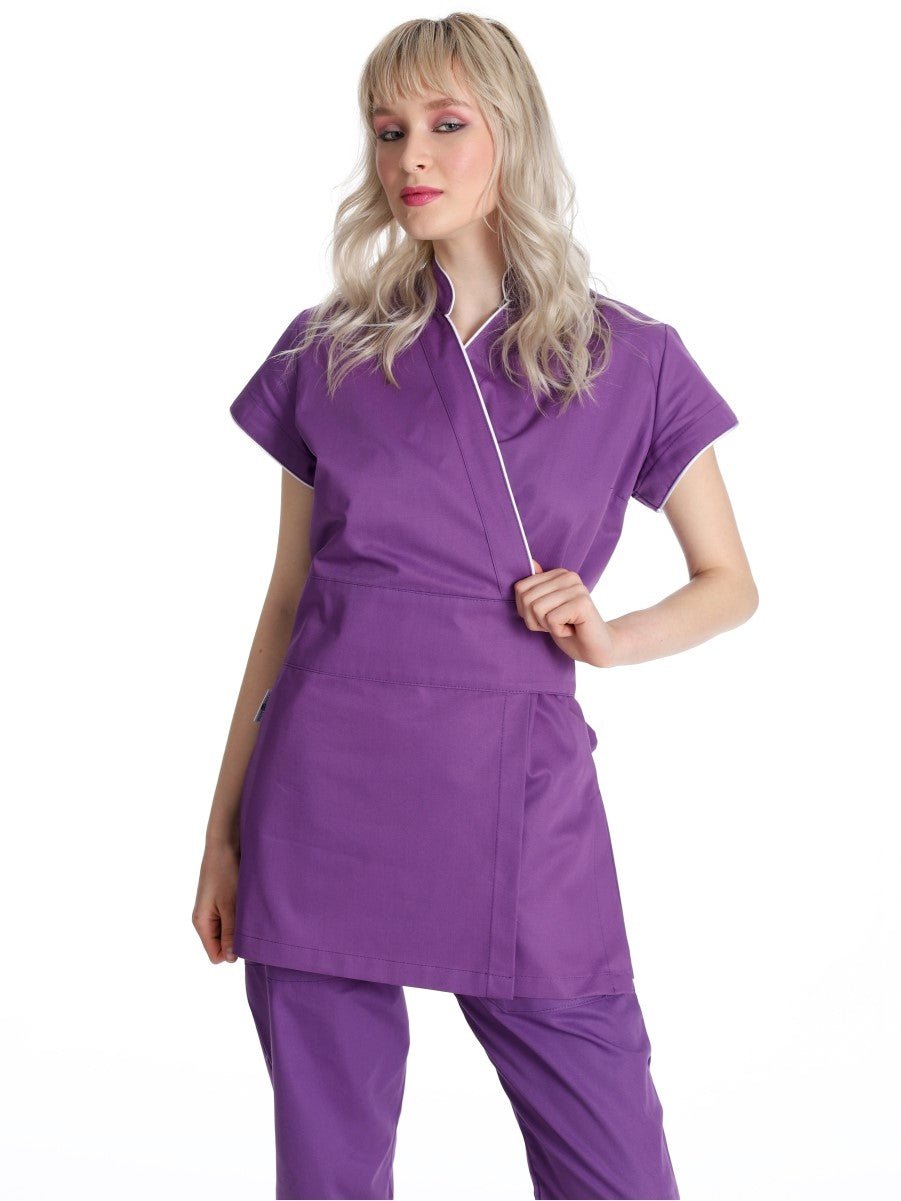 Kimono estetista cotone Jasmine - Westrose SRL - Abbigliamento da Lavoro Personalizzato