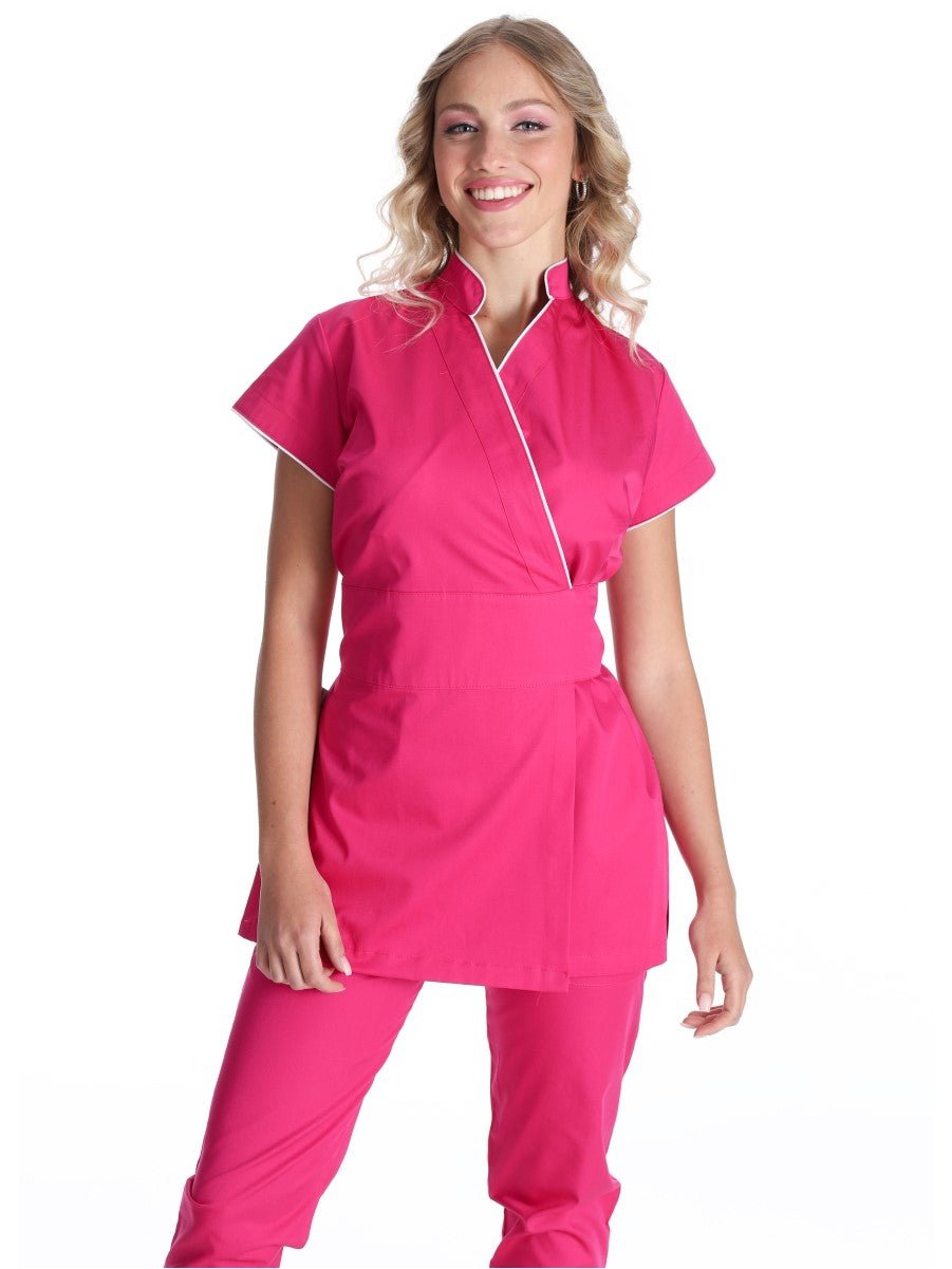 Kimono estetista cotone Jasmine - Westrose SRL - Abbigliamento da Lavoro Personalizzato