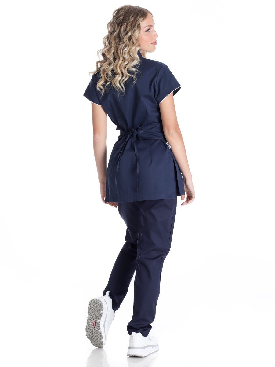 Kimono estetista cotone Jasmine - Westrose SRL - Abbigliamento da Lavoro Personalizzato