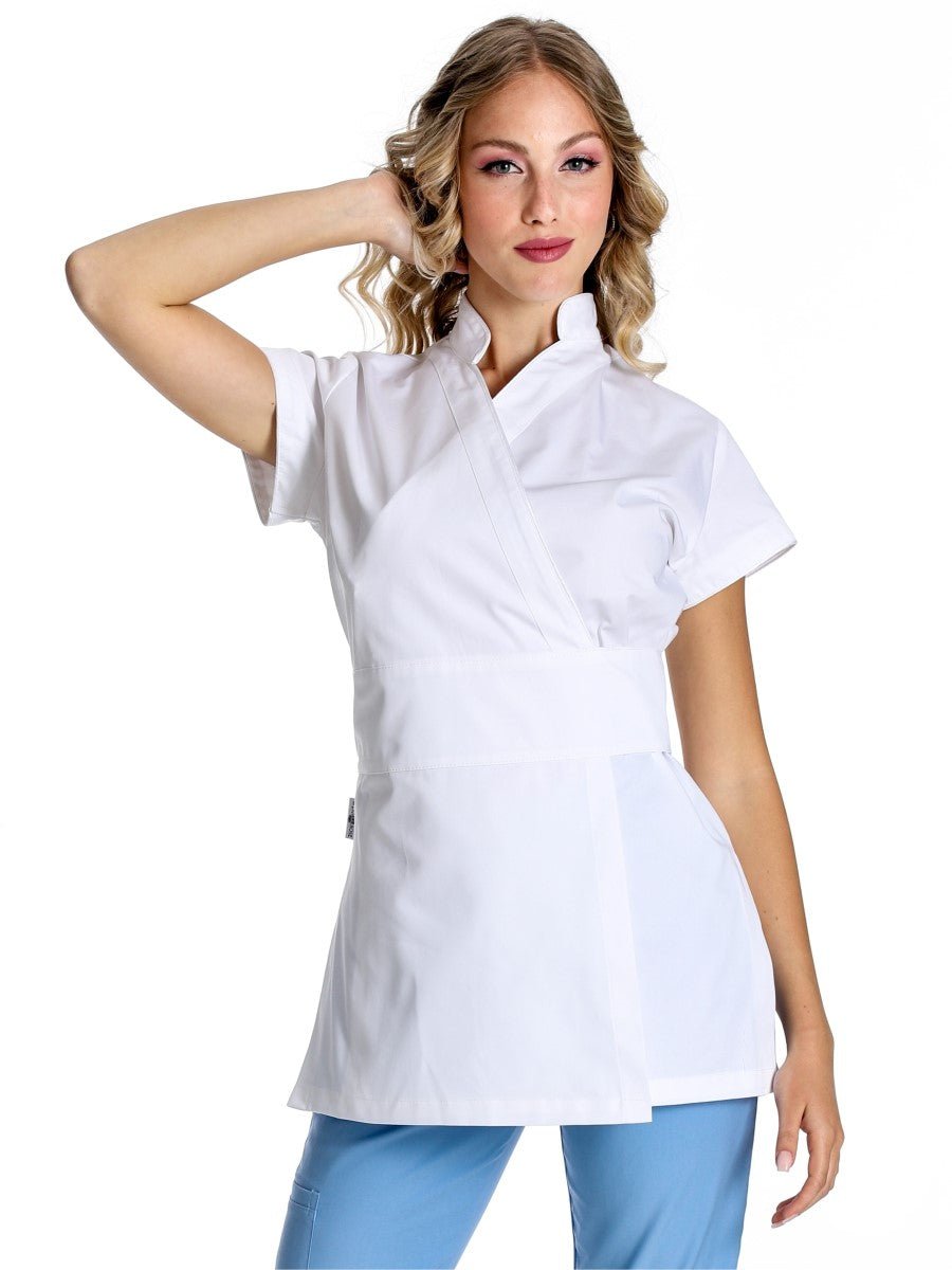 Kimono estetista cotone Jasmine - Westrose SRL - Abbigliamento da Lavoro Personalizzato