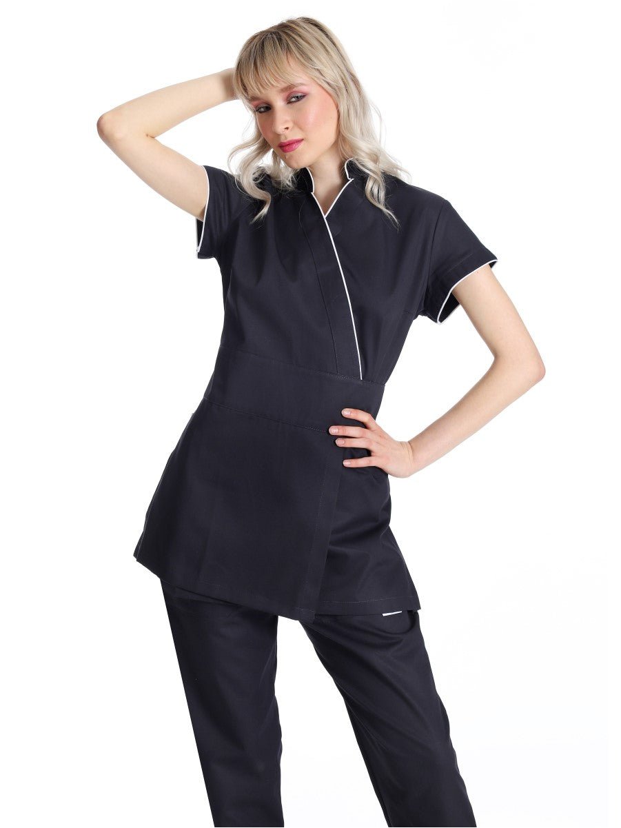 Kimono estetista cotone Jasmine - Westrose SRL - Abbigliamento da Lavoro Personalizzato