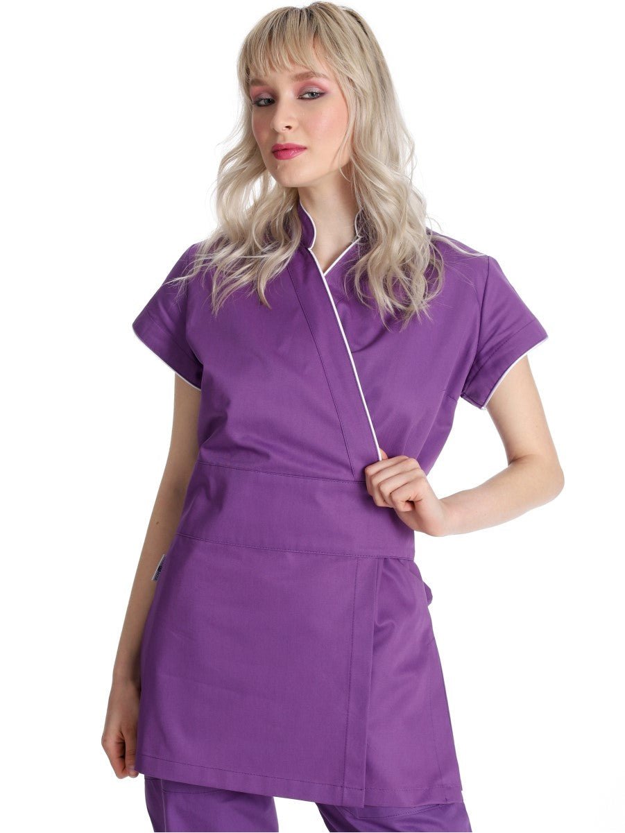 Kimono estetista cotone Jasmine - Westrose SRL - Abbigliamento da Lavoro Personalizzato