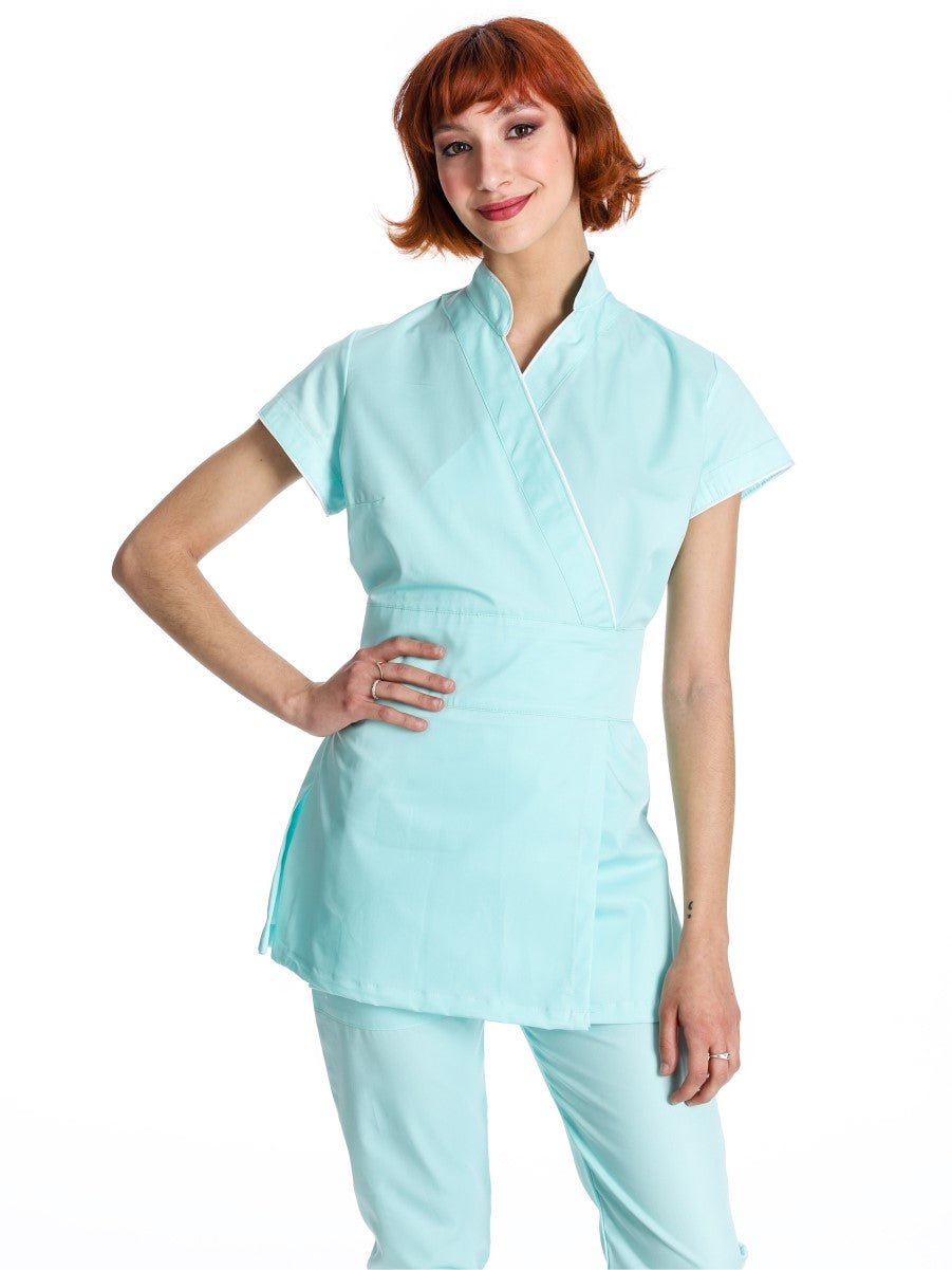 Kimono estetista cotone Jasmine - Westrose SRL - Abbigliamento da Lavoro Personalizzato