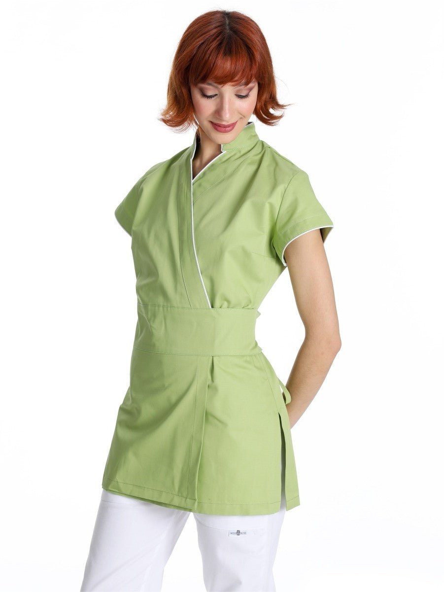 Kimono estetista cotone Jasmine - Westrose SRL - Abbigliamento da Lavoro Personalizzato