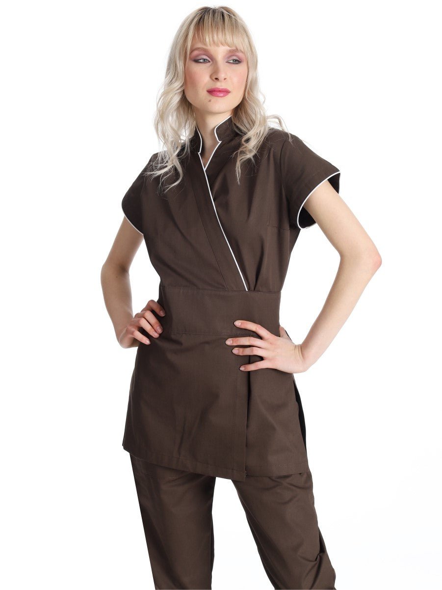 Kimono estetista cotone Jasmine - Westrose SRL - Abbigliamento da Lavoro Personalizzato