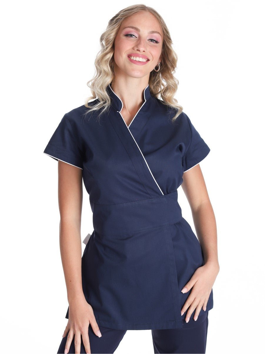 Kimono estetista cotone Jasmine - Westrose SRL - Abbigliamento da Lavoro Personalizzato