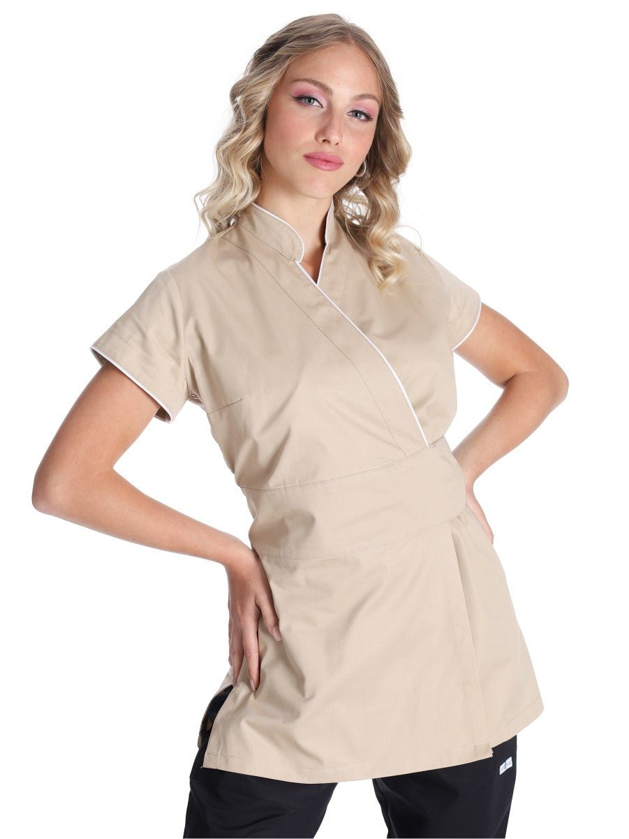 Kimono estetista cotone Jasmine - Westrose SRL - Abbigliamento da Lavoro Personalizzato