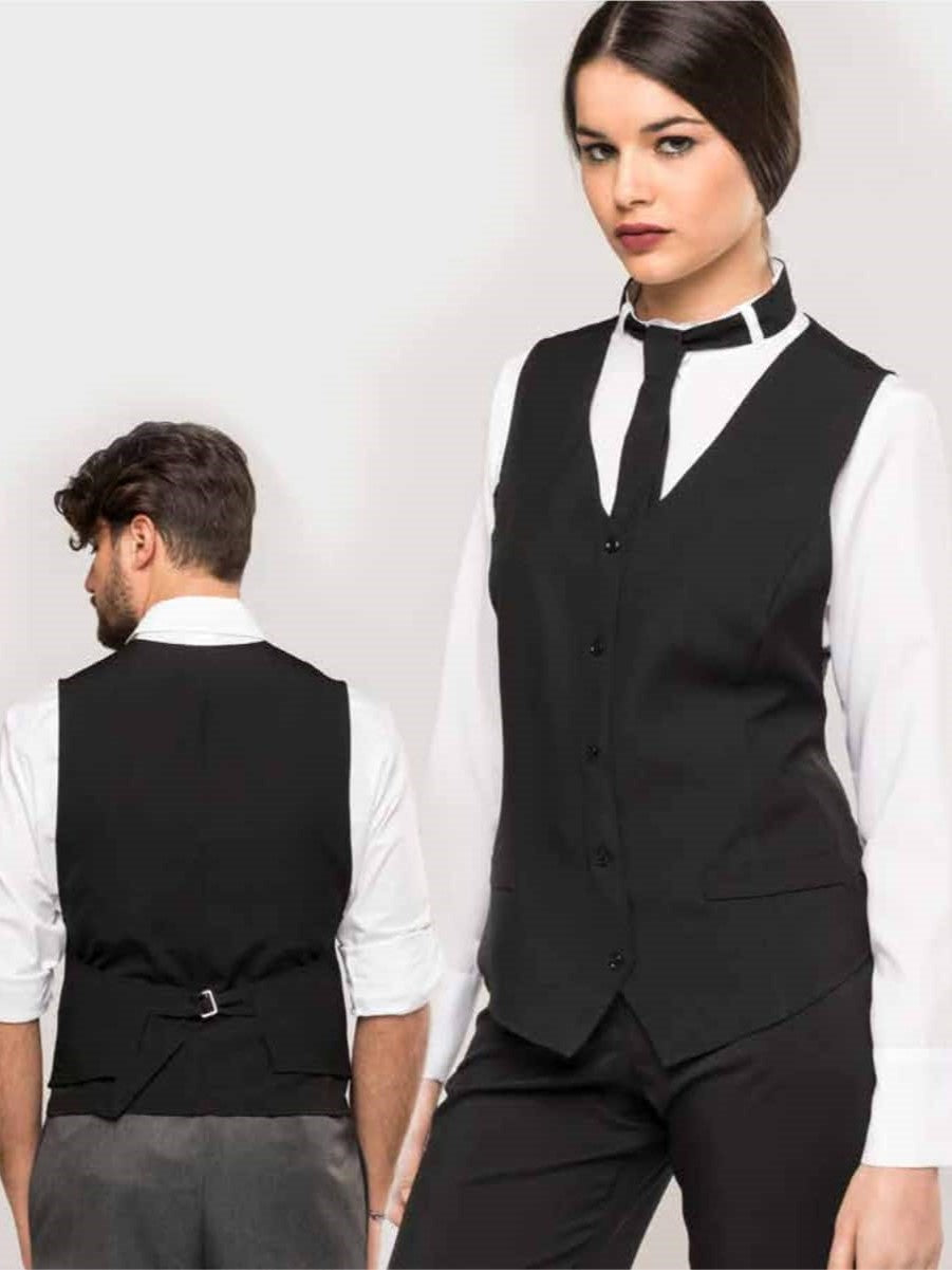 Gilet Miami antimacchia professionale per parrucchieri - protezione elegante