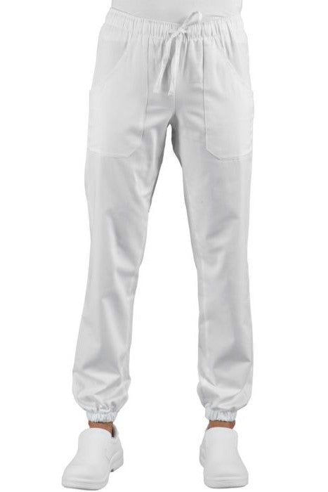 Pantalone cotone bianco Isacco Pantagiaffa - Westrose SRL - Abbigliamento da Lavoro Personalizzato