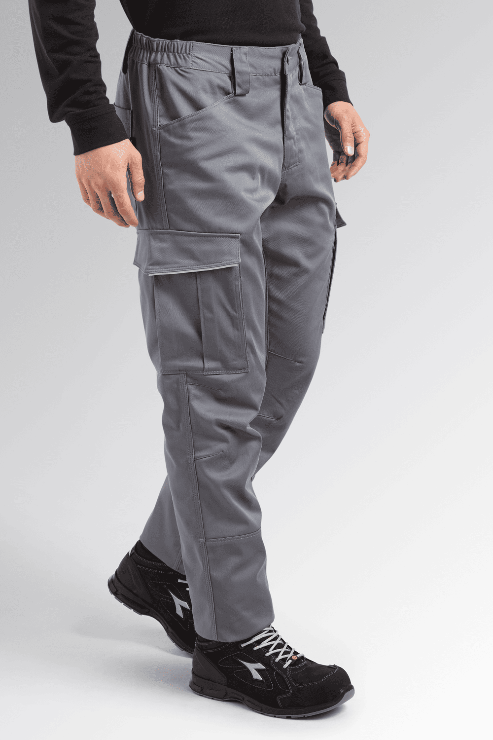 Pantalone elasticizzato Diadora Staff Stretch Cargo 260 gr - Westrose SRL - Abbigliamento da Lavoro Personalizzato