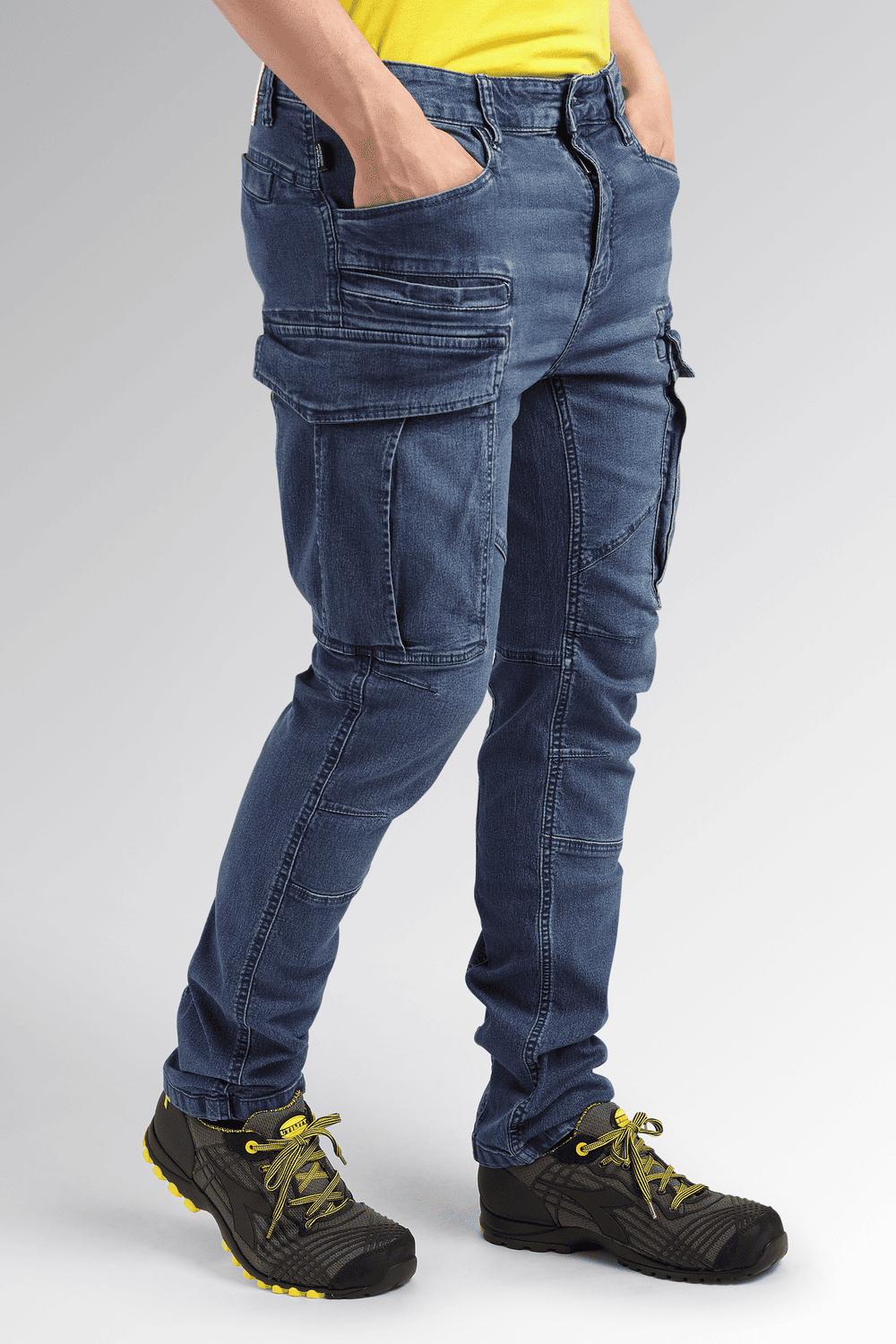 Pantalone in Jeans estivo Diadora Stone Cargo Light - Westrose SRL - Abbigliamento da Lavoro Personalizzato