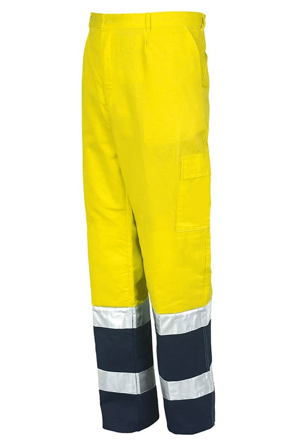Pantaloni 4 stagioni alta visibilità bicolor Issa Line - Westrose SRL - Abbigliamento da Lavoro Personalizzato