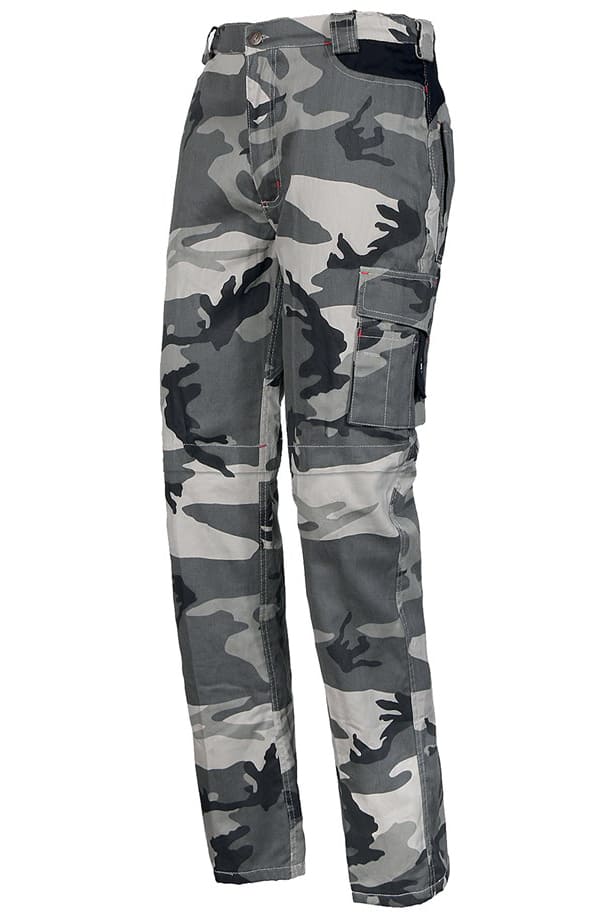Pantaloni bermuda zip in cotone Issa Line Mimetico - Westrose SRL - Abbigliamento da Lavoro Personalizzato