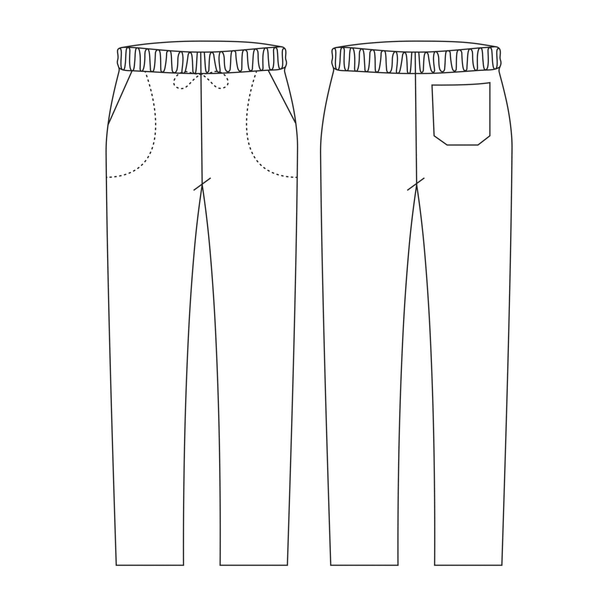 Pantaloni cucina Fantasia unisex cotone Egochef Coulisse 3502 - Westrose SRL - Abbigliamento da Lavoro Personalizzato