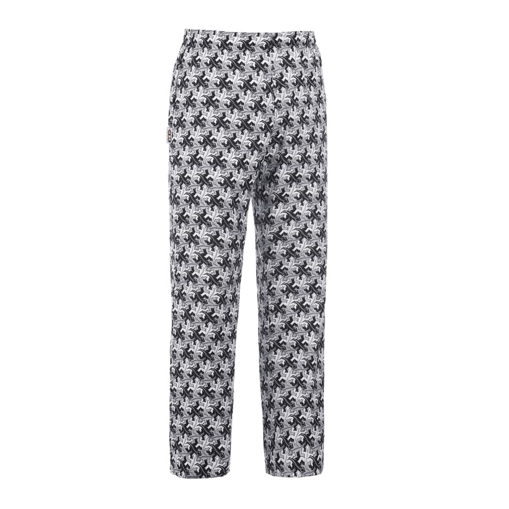 Pantaloni cucina Fantasia unisex cotone Egochef Coulisse 3502 - Westrose SRL - Abbigliamento da Lavoro Personalizzato
