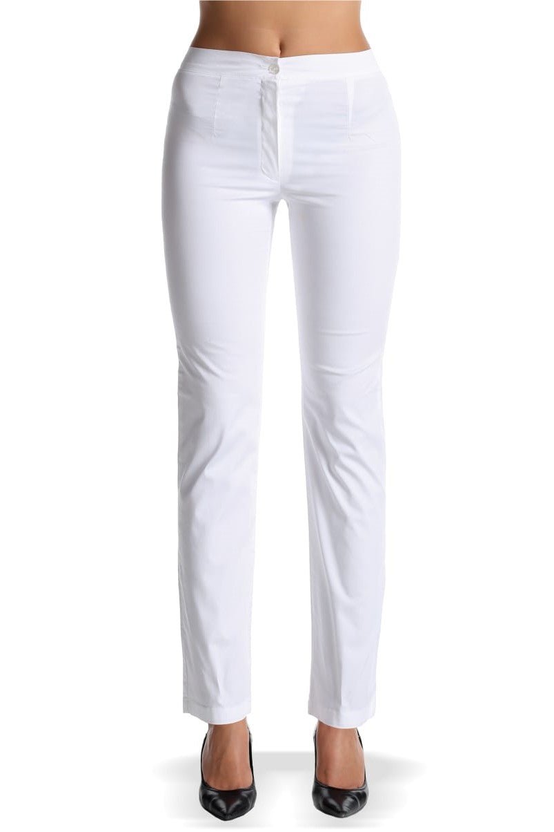 Pantaloni donna elasticizzati a vita alta Parigi - Westrose SRL - Abbigliamento da Lavoro Personalizzato