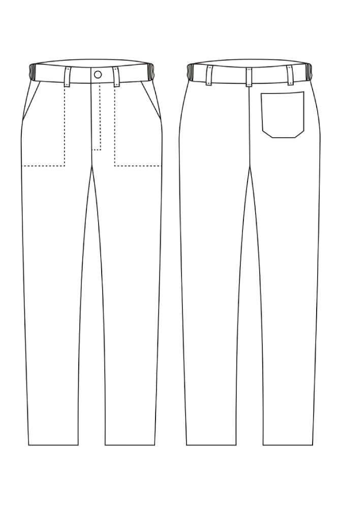 Pantaloni uomo slim cotone Egochef Slim Fit - Westrose SRL - Abbigliamento da Lavoro Personalizzato